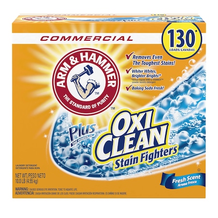 Arm & Hammer Laundry Detergent, 9.92 lbs Box, Powder, Fresh, 3 PK 33200-00108